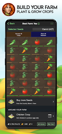 Farm RPG menu